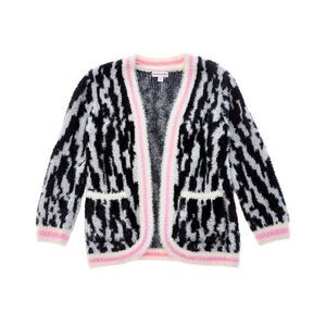 Design History Girls Cardigan, White